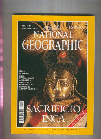 NATIONAL GEOGRAPHIC  Vol.5  Numero 05 (numerado 01 en trasera)