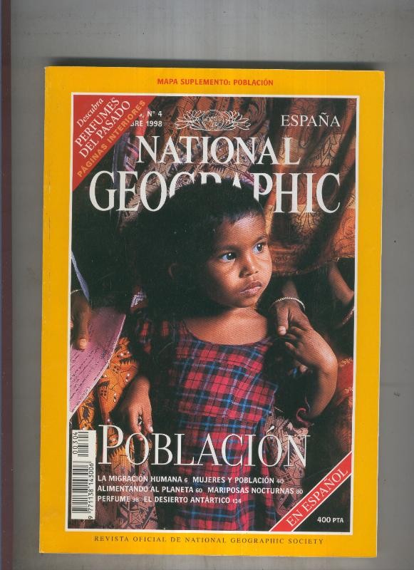 NATIONAL GEOGRAPHIC  Vol.3  Numero 04 (numerado 01 en trasera) 