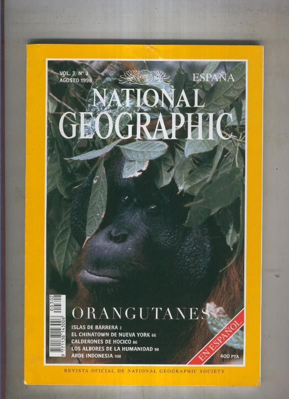 NATIONAL GEOGRAPHIC  Vol.3  Numero 02 (numerado 02 en trasera)