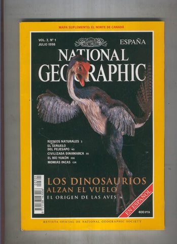 NATIONAL GEOGRAPHIC  Vol.3  Numero 01 (numerado 02 en trasera)
