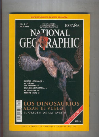 NATIONAL GEOGRAPHIC  Vol.3  Numero 01 (numerado 01 en trasera)