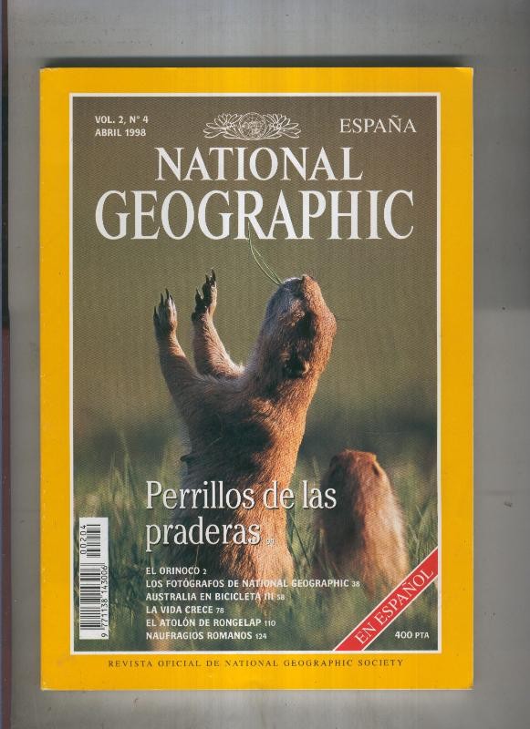 NATIONAL GEOGRAPHIC  Vol.2  Numero 04 (numerado 02 en trasera)