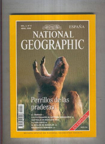 NATIONAL GEOGRAPHIC  Vol.2  Numero 04 (numerado 01 en trasera)