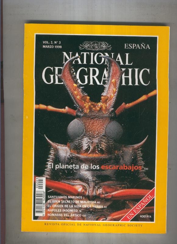 NATIONAL GEOGRAPHIC  Vol.2  Numero 03 (numerado 02 en trasera)