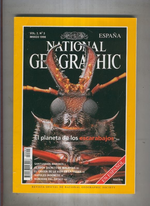 NATIONAL GEOGRAPHIC  Vol.2  Numero 03 (numerado 01 en trasera)