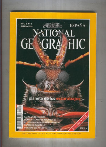 NATIONAL GEOGRAPHIC  Vol.2  Numero 03 (numerado 01 en trasera)