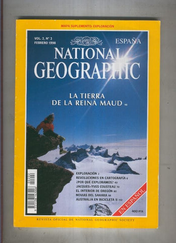 NATIONAL GEOGRAPHIC  Vol.2  Numero 02 (numerado 02 en trasera)