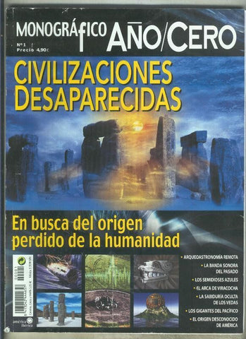 Monografico año cero numero 1 (decada 2010 ?)