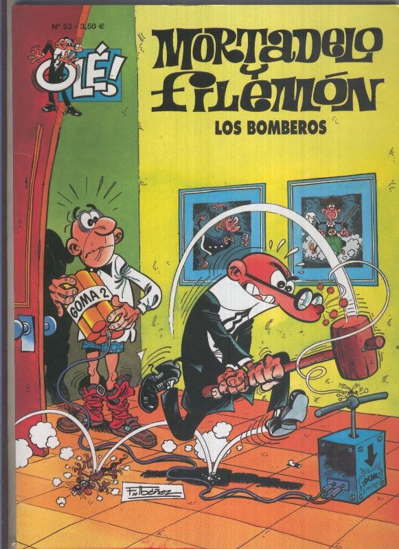 Mortadelo y Filemon Coleccion OLE numero 053 Los bomberos