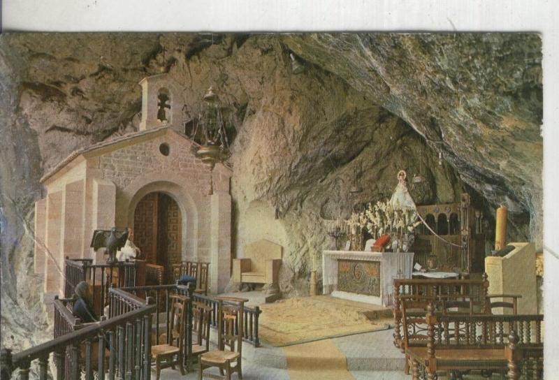 Postal 004572 : Gruta de la Virgen en Covadonga
