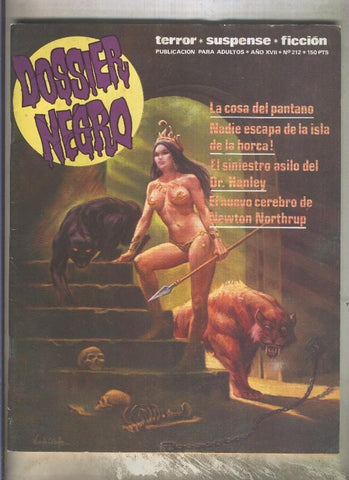 Dossier Negro numero 212 (numerado 2 en trasera)