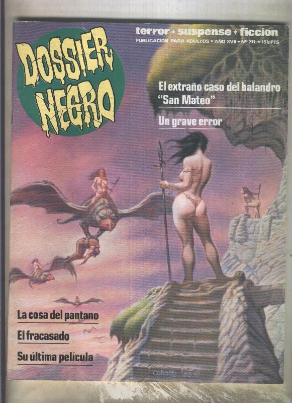 Dossier Negro numero 211 (numerado 3 en trasera)