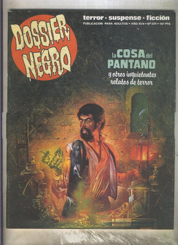 Dossier Negro numero 209 (numerado 2 en trasera)