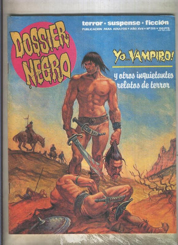 Dossier Negro numero 205 (numerado 2 en trasera)