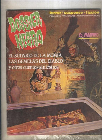 Dossier Negro numero 198 (numerado 2 en trasera)