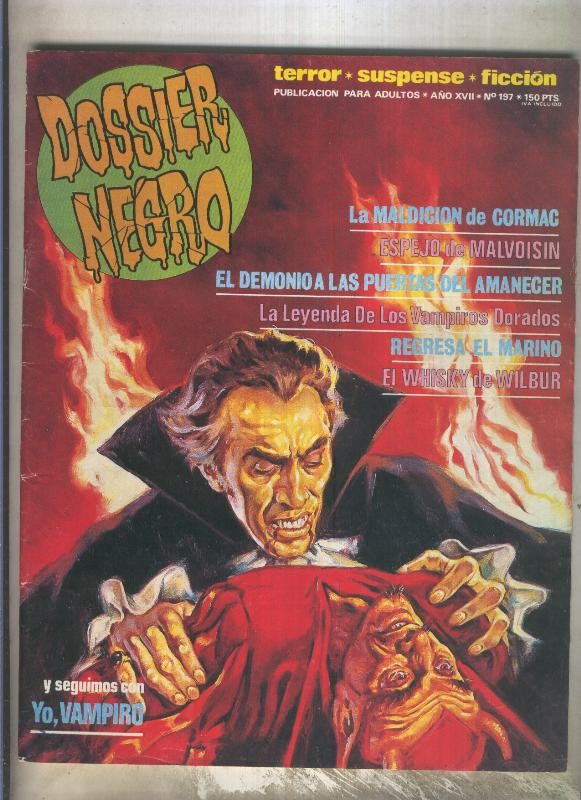 Dossier Negro numero 197 (numerado 1 en trasera)