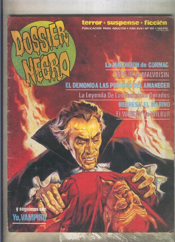 Dossier Negro numero 197 (numerado 4 en trasera) (alguna hoja sucia cafe o similar)
