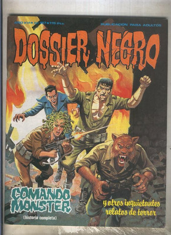 Dossier Negro numero 187 (numerado 1 en trasera)