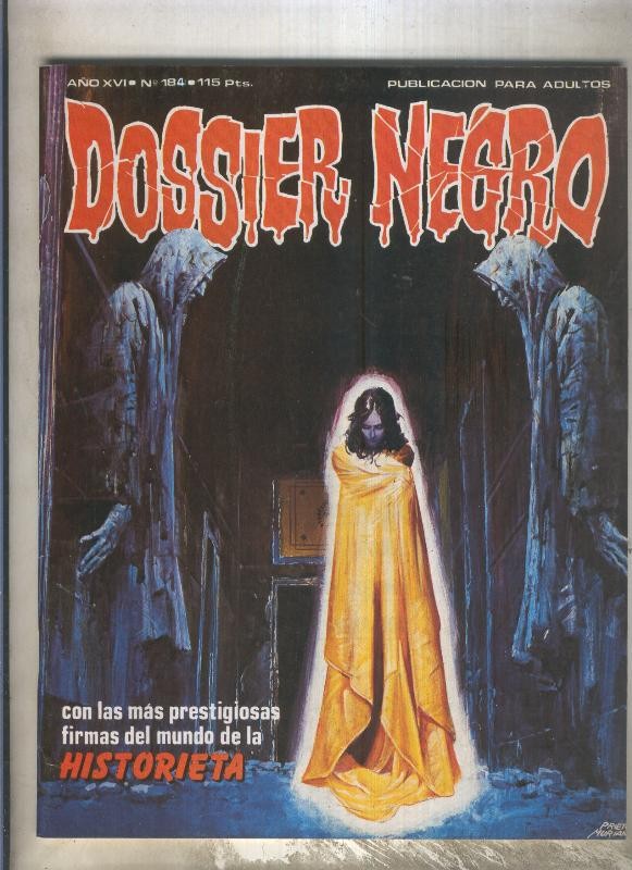 Dossier Negro numero 184 (numerado 2 en trasera)