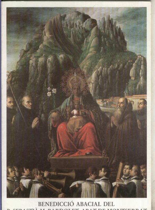 Benediccio Abacial del P. Sebastia M. Baldolet, abat de Montserrat