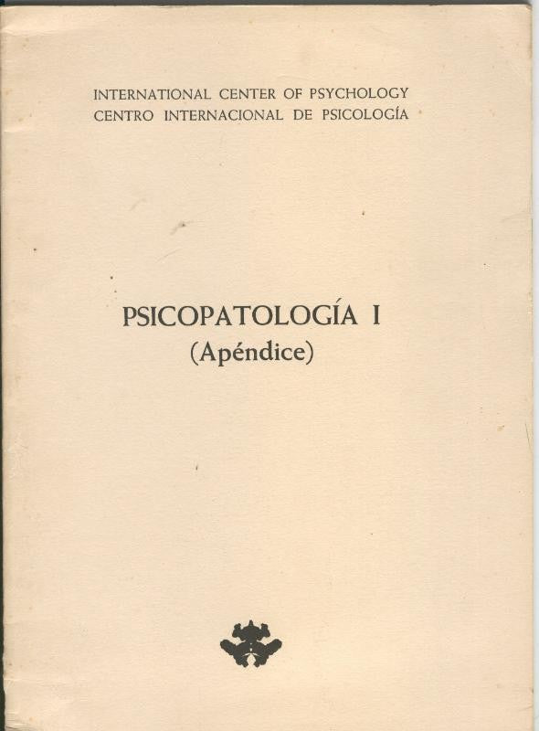 Psicopatologia I ( Apendice )