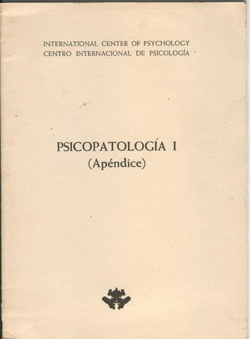 Psicopatologia I ( Apendice )