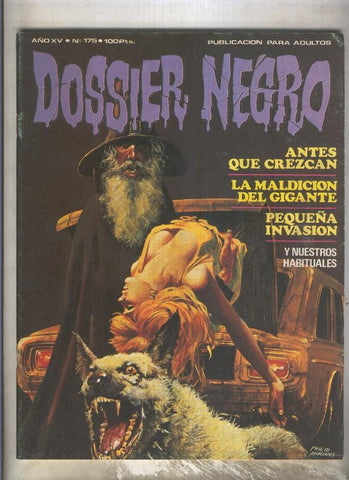 Dossier Negro numero 175 (numerado 1 en trasera)