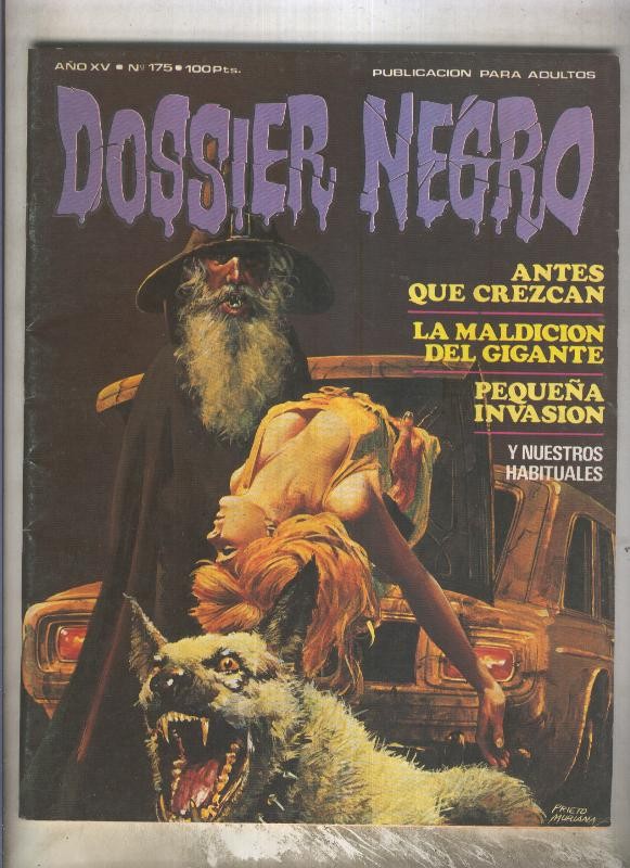 Dossier Negro numero 175 (numerado 2 en trasera)