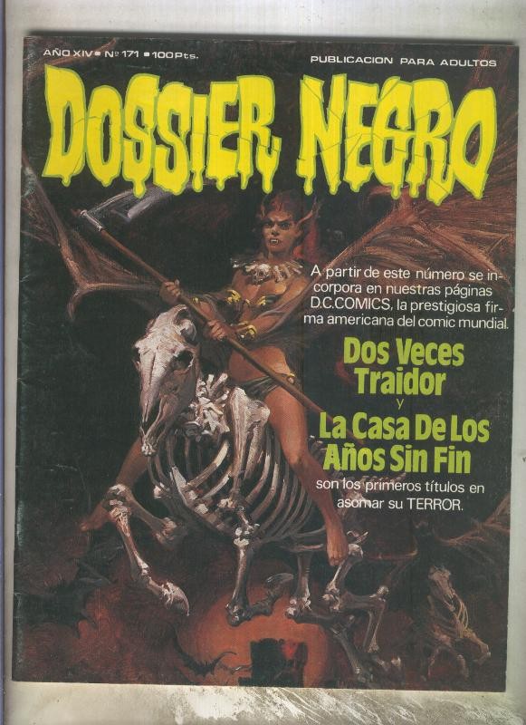 Dossier Negro numero 171 (numerado 1 en trasera)