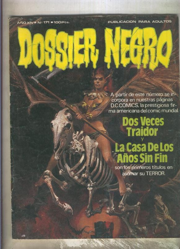 Dossier Negro numero 171 (numerado 3 en trasera)