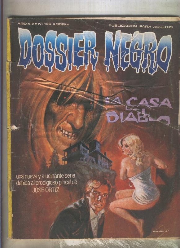 Dossier Negro numero 166 (numerado 3 en trasera)