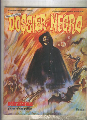 Dossier Negro numero 158 (numerado 2 en trasera)