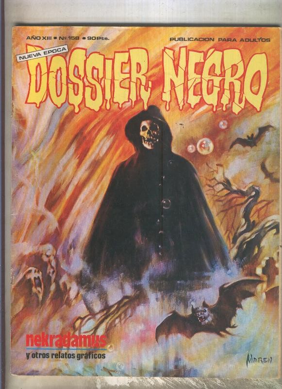 Dossier Negro numero 158 (numerado 3 en trasera)