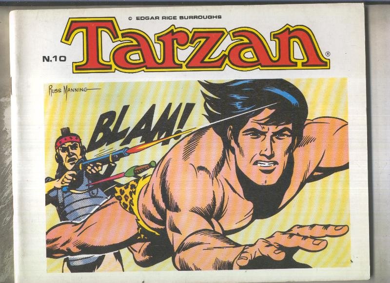 Tarzan numero 10-Tiras diarias del 29.11.71 al 29.7.72