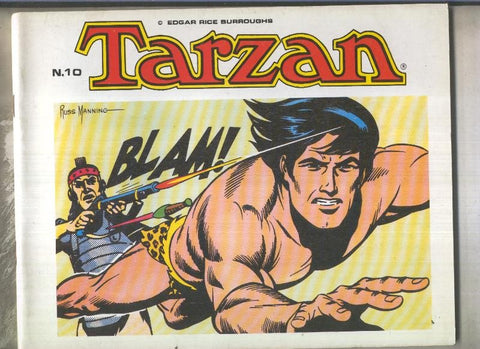 Tarzan numero 10-Tiras diarias del 29.11.71 al 29.7.72