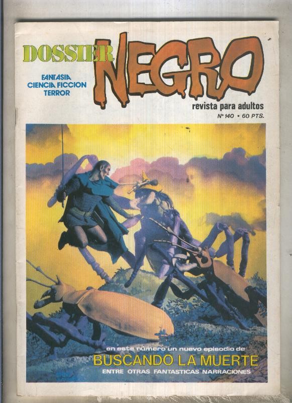 Dossier Negro numero 140 (numerado 6 en trasera)