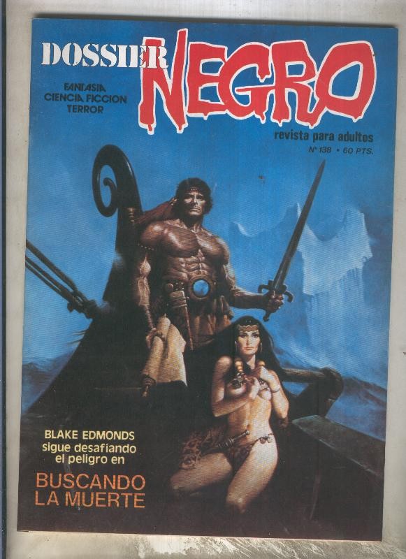 Dossier Negro numero 138 (numerado 1 en traser)