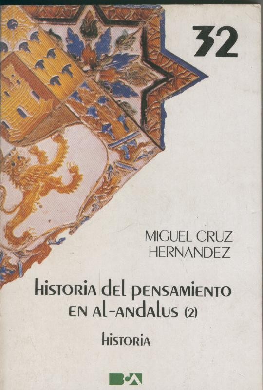 Historia del pensamiento en Al-Andalus ( 2 ) (historia)