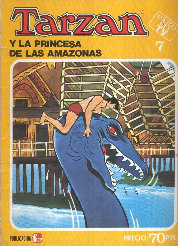 Tarzan numero 07: Y la princesa de las amazonas