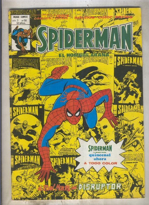 Spiderman volumen 3 numero 58 (numerado 2 en trasera)