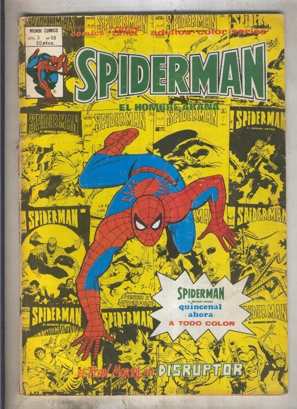 Spiderman volumen 3 numero 58 (numerado 3 en trasera)