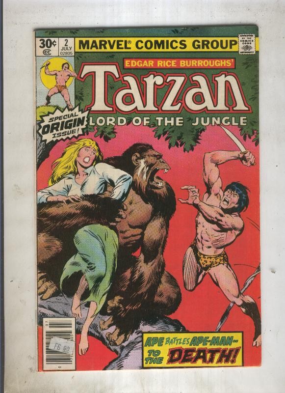 TARZAN LORD OF THE JUNGLE Numero 02: Ape battles, ape man to the death