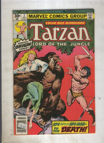 TARZAN LORD OF THE JUNGLE Numero 02: Ape battles, ape man to the death