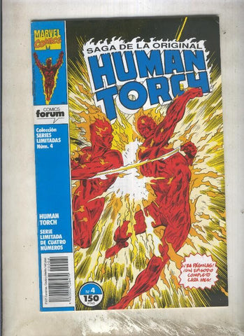 Series Limitadas numero 04: Human Torch (antorcha humana) numero 4