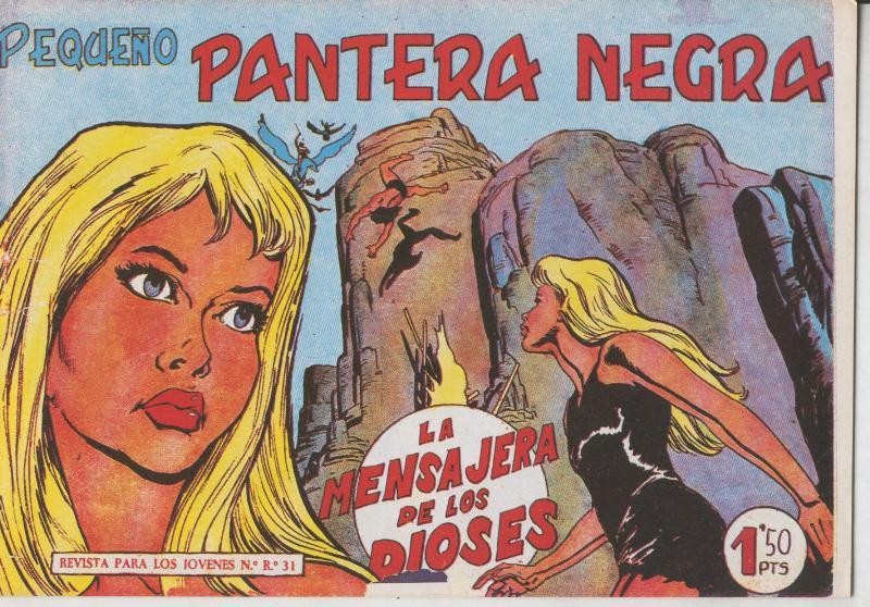 Pequeño Pantera Negra, facsimil numero 129: La mensajera de los dioses