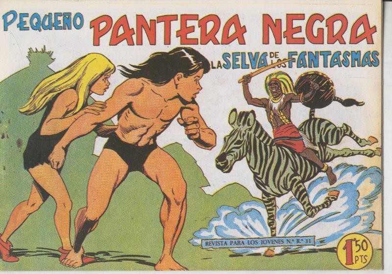 Pequeño Pantera Negra, facsimil numero 136: La selva de los fantasmas