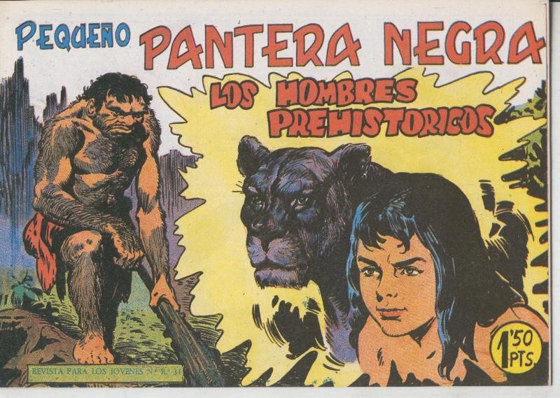 Pequeño Pantera Negra, facsimil numero 141: Los hombres prehistoricos