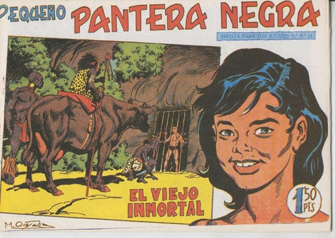 Pequeño Pantera Negra, facsimil numero 145: El viejo inmortal