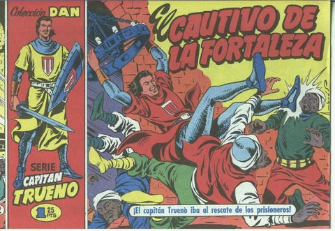 El Capitan Trueno facsimil El Periodico numero 002: El cautivo de la fortaleza