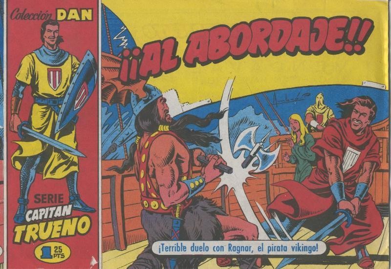 El Capitan Trueno facsimil El Periodico numero 003: al abordaje
